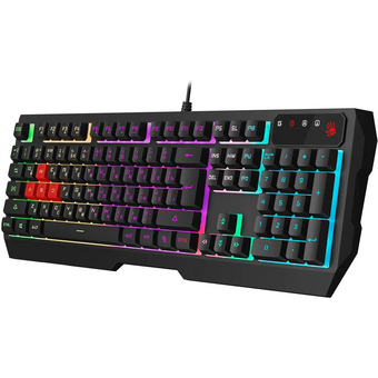  Комплект клавиатура и мышь A4TECH Bloody B1700 (B1700 (B140N + ES7 + BP-50M), USB черный 