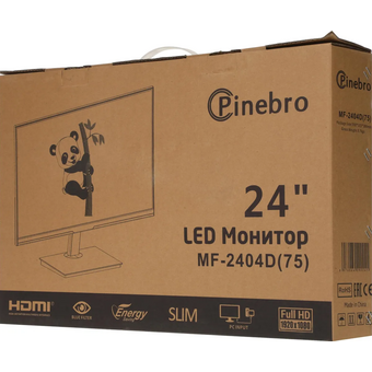  Монитор Pinebro MF-2404D черный 