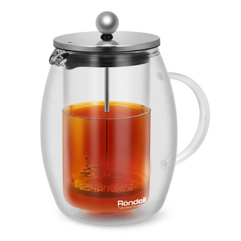  Френч-пресс Rondell Calypso RDS-1821 0.6л прозрачный 