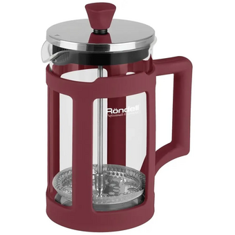  Френч-пресс Rondell Stripes RDS-1641 0.6л красный 