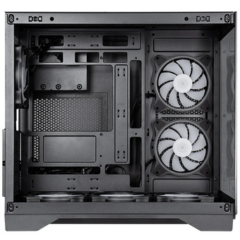  Корпус CHIEFTEC Visio GM-30B-TG-OP без БП, боковая панель из закаленного стекла, 6xPWM ARGB 120мм вентиляторов, черный, ATX 