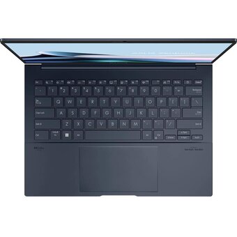  Ноутбук Asus Zenbook 14 OLED UX3405MA-QD992 (90NB11R1-M01SU0) Core Ultra 9 185H 16Gb SSD512Gb Intel Arc 14" OLED FHD+ (1920x1200) noOS blue 