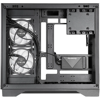  Корпус CHIEFTEC Visio GM-30B-TG-OP без БП, боковая панель из закаленного стекла, 6xPWM ARGB 120мм вентиляторов, черный, ATX 