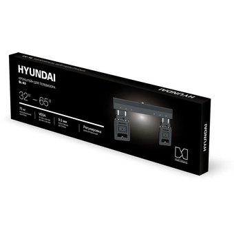  Кронштейн Hyundai SL-X3 (HMS65XF075BK24) черный 32"-65" макс.75кг настенный фиксированный 