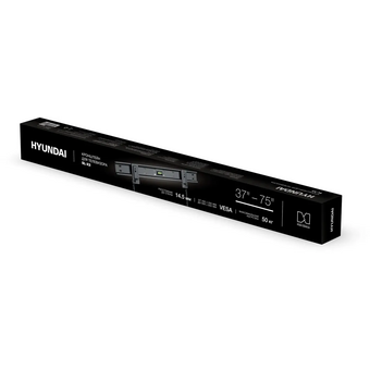  Кронштейн Hyundai SL-X2 (HMS75XF050BK26) черный 37"-75" макс.50кг настенный фиксированный 