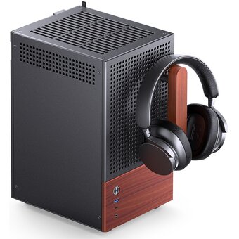  Корпус JONSBO T6 Black без БП, боковая панель из закаленного стекла, mini-ITX, черный 