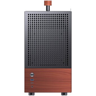  Корпус JONSBO T6 Black без БП, боковая панель из закаленного стекла, mini-ITX, черный 