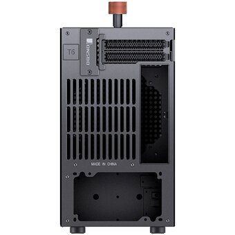  Корпус JONSBO T6 Black без БП, боковая панель из закаленного стекла, mini-ITX, черный 