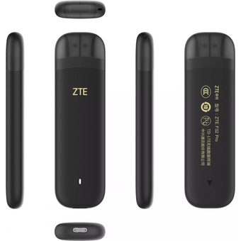  Модем 3G/4G ZTE F30Pro USB Wi-Fi VPN Firewall +Router внешний черный 