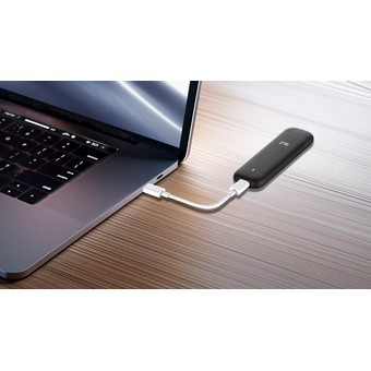  Модем 3G/4G ZTE F30Pro USB Wi-Fi VPN Firewall +Router внешний черный 
