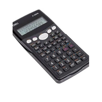  Калькулятор научный Deli ED-100MS черный 12-разр. 