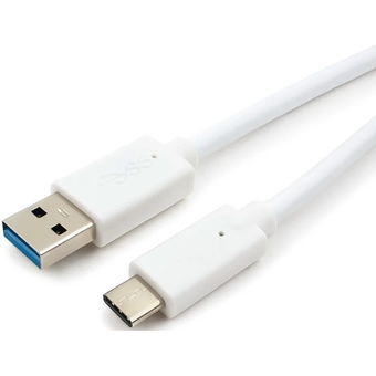  Кабель Bion BXP-CCP-USB3-AMCM-1M-W USB 3.0 AM to Type-C cable (AM/CM), 1m 5Гбит/с, 3A (36W) white 