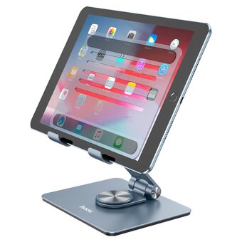  Настольный держатель для планшета HOCO PH52 Might metal rotating tablet desktop holder серый 