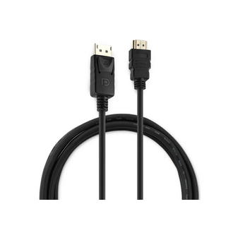  Кабель Buro BHP RET HDMI-DPP18 DisplayPort(20M)-HDMI(19M), 1.8 м, черный 