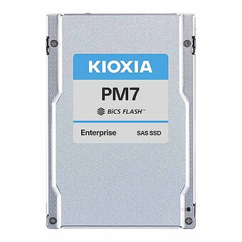  SSD KIOXIA PM7-R KPM7VRUG7T68, 7680GB, 2.5" 15mm, SAS 24G, TLC, R/W 4200/4100 MB/s, IOPs 720K/175K, TB 