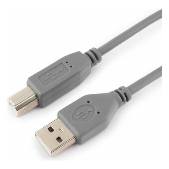  Кабель Cablexpert CCP-USB2-AMBM-6G USB 2.0 Pro, AM/BM, 1.8м, экран, серый 
