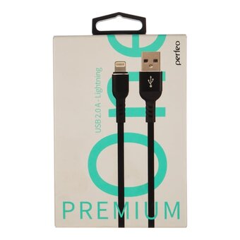  Кабель Perfeo I4316 USB - 8 PIN Lightning для iPhone черный 1м 