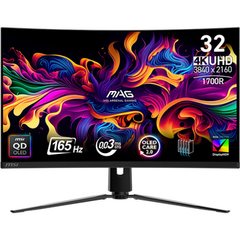  Монитор MSI MAG 321CUP QD-OLED (9S6-3DD54T-003) черный 