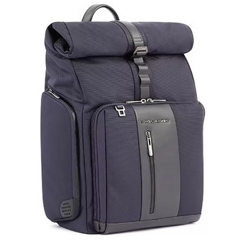  Рюкзак Piquadro Brief2 CA5949BR2/BLU роллтоп синий кожа 