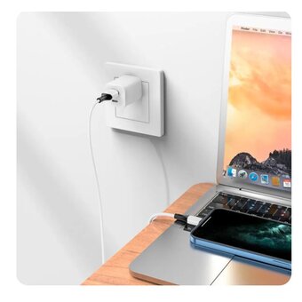  Дата-кабель BOROFONE BX79 silicone charging data cable Lightning 1м (белый) 