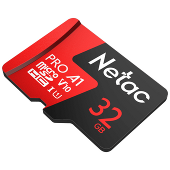  Карта памяти microSDHC Netac P500 Pro NT02P500Pro-032G-S 32GB (без SD адаптера) 100MB/s 