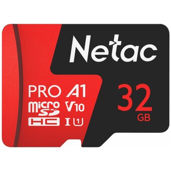  Карта памяти microSDHC Netac P500 Pro NT02P500Pro-032G-S 32GB (без SD адаптера) 100MB/s 
