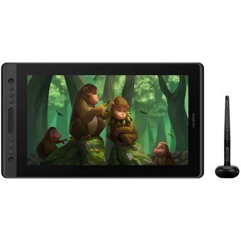  Графический планшет-монитор HUION Kamvas Pro 16 4K А4 серебристый 