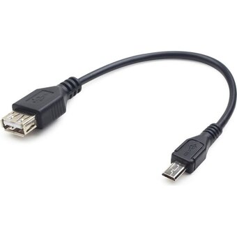  Кабель OTG Cablexpert A-OTG-AFBM-03 USB 2.0 USBAF/MicroBM 0.15м 