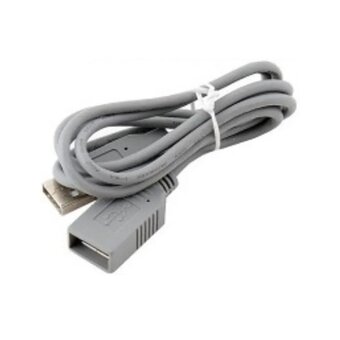  Кабель удлинительный Bion BXP-CC-USB2-AMAF-75CM/300, USB 2.0 A-A (m-f), 0.75м, серый 
