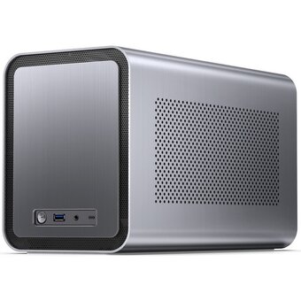  Корпус JONSBO N1 Gray без БП, mini-ITX, SFX, серый 