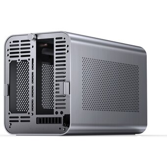  Корпус JONSBO N1 Gray без БП, mini-ITX, SFX, серый 
