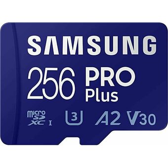  Карта памяти Samsung Pro Plus (MB-MD256SA/EU) microSDXC 256Gb (180/130 Mb/s, adapter) 