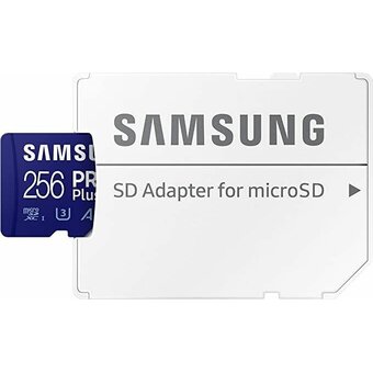  Карта памяти Samsung Pro Plus (MB-MD256SA/EU) microSDXC 256Gb (180/130 Mb/s, adapter) 