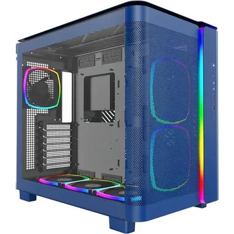  Корпус MONTECH King 95 Pro, ATX, без БП, голубой 