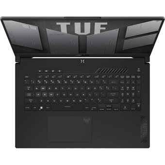  Ноутбук ASUS Tuf Gaming A17 FA707NVR-HX031 (90NR0JJ5-M00170) 17.3", IPS, AMD Ryzen 7 7435HS 3.1ГГц, 8 ядер, 32ГБ 512ГБ SSD, GeForce RTX 4060 NoOS grey 