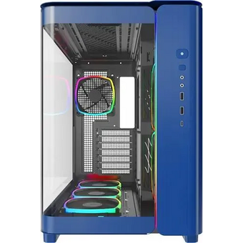  Корпус MONTECH King 95 Pro, ATX, без БП, голубой 