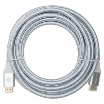  Кабель аудио-видео Cactus CS-HDMI.2.1-5 HDMI (m)/HDMI (m) 5м серебристый 