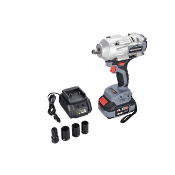  Гайковерт аккум. ProfiPower T-900N бесщеточный ударный E0186 (Li-ion-1шт, 4.0Ач, 900Нм, ударная головка 17/19/21мм, З/У, в кейсе) 