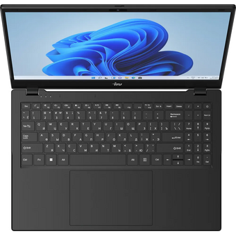  Ноутбук IRU Planio 15ING (2058911) N100 8Gb SSD256Gb Intel Iris Xe graphics 15.6" IPS FHD (1920x1080) Free DOS black 6000mAh 