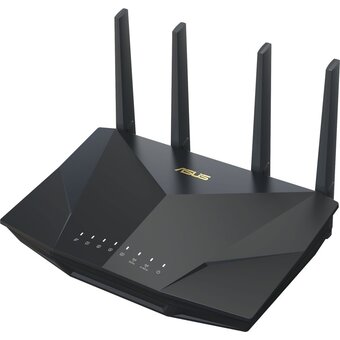  Роутер беспроводной Asus RT-AX5400 10/100/1000 черный 