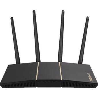  Роутер беспроводной Asus RT-AX57 AX3000 10/100/1000BASE-TX черный 