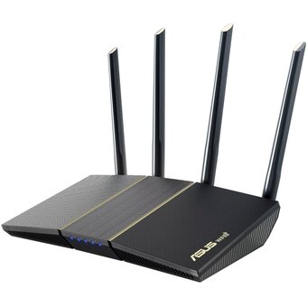  Роутер беспроводной Asus RT-AX57 AX3000 10/100/1000BASE-TX черный 