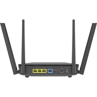  Роутер беспроводной Asus RT-AX52 AX1800 10/100/1000BASE-TX черный 
