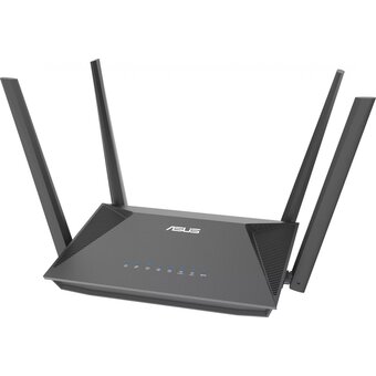  Роутер беспроводной Asus RT-AX52 AX1800 10/100/1000BASE-TX черный 