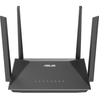 Роутер беспроводной Asus RT-AX52 AX1800 10/100/1000BASE-TX черный 