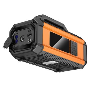  Аккумулятор внешний резервный HOCO QS4 Intelligent air pump with emergency start-up 10000mAh 