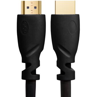  Кабель Greenconnect Prof GCR-HM313-0.5m HDMI 2.0 OD9.0mm 28/24 AWG 0.5m черный 