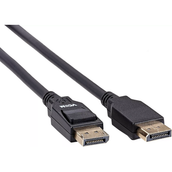  Кабель VCOM CG651 (CG651-1.0) DisplayPort(20M)-DisplayPort(20M) v2.1 4K/8K, 1 м, черный 
