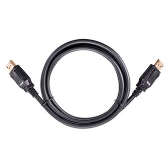  Кабель VCOM CG651 (CG651-1.0) DisplayPort(20M)-DisplayPort(20M) v2.1 4K/8K, 1 м, черный 