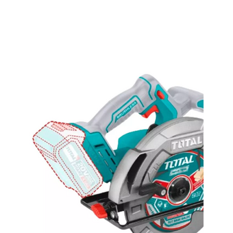  Пила дисковая TOTAL TSLI18511 Industrial с акк и ЗУ 